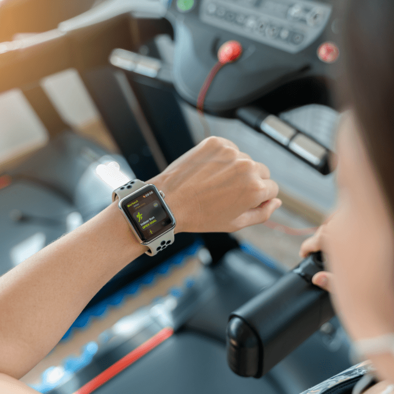 On-the-go use of Apple Watch in the gym